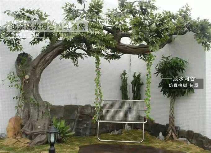 仿真樹秋千以及仿真樹座椅設計湛