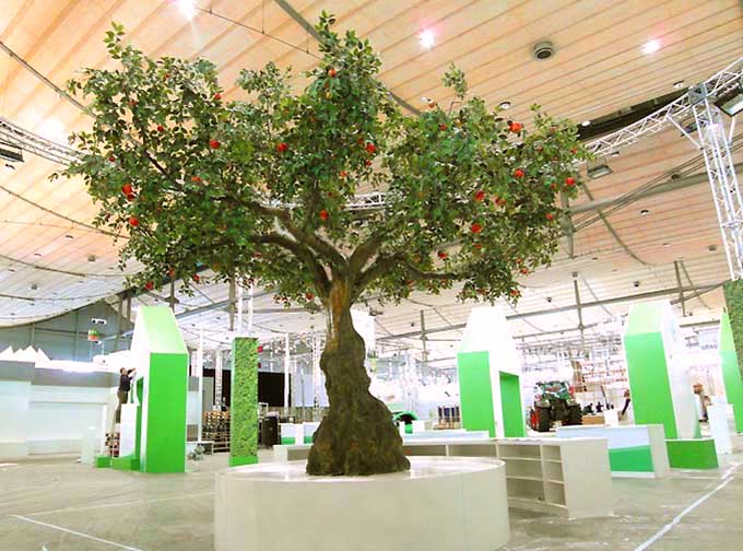室內仿真樹在室內軟裝中受到萬眾矚目