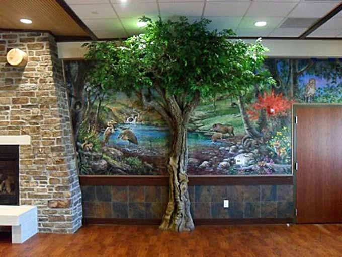 園林景觀種仿真樹制作的作用都有哪些