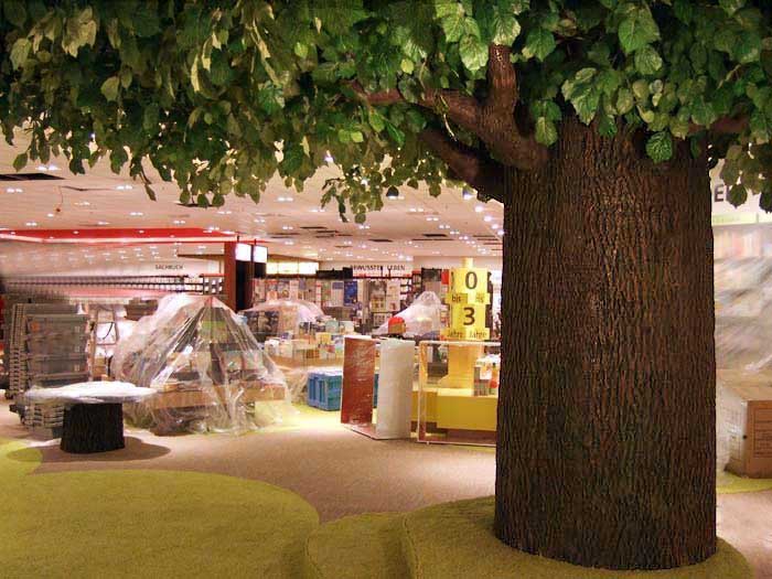 仿真樹包柱子近幾年在室內裝飾中很受歡迎