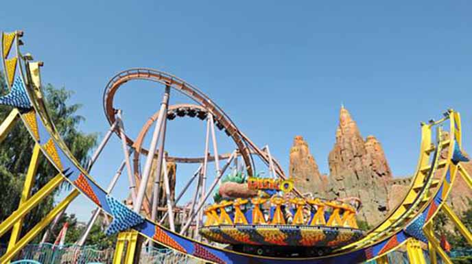 四川成都游樂場仿真假山－北京淡水河谷制作