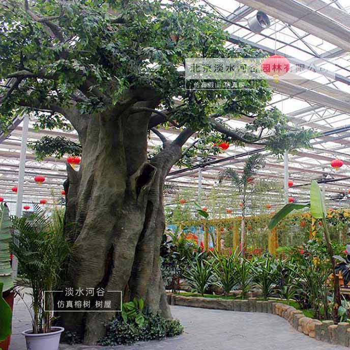 仿真榕樹與仿真椰子樹在室內軟裝中受到萬眾矚目