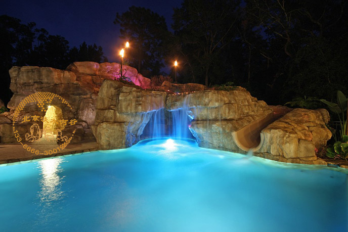 海南富力灣水泥假山制作－北京淡水河谷水泥假山廠家