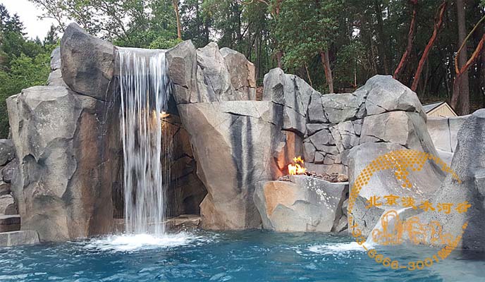 北京淡水河谷的塑石假山使用了什么新技術、新工藝