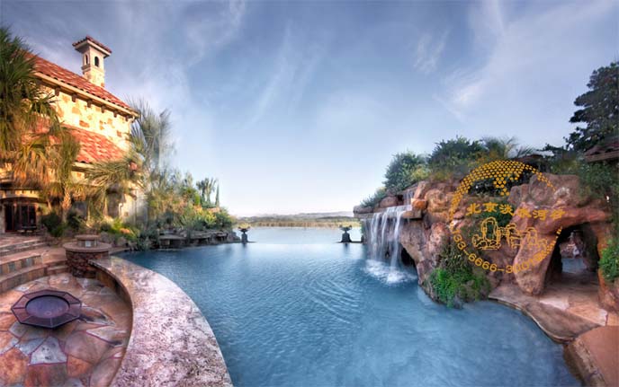 塑石假山圖片－北京淡水河谷制作的漂亮塑石假山圖片