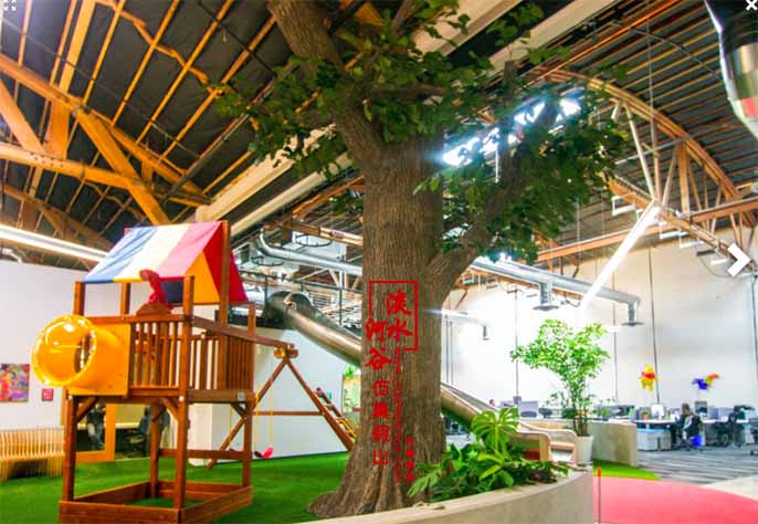 仿真楊樹是北京淡水河谷眾多系列產品中的一個