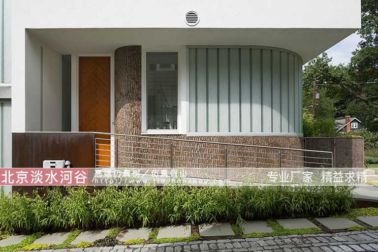 仿真樹皮裝飾效果圖片這是哪家公司作出這樣好的工程