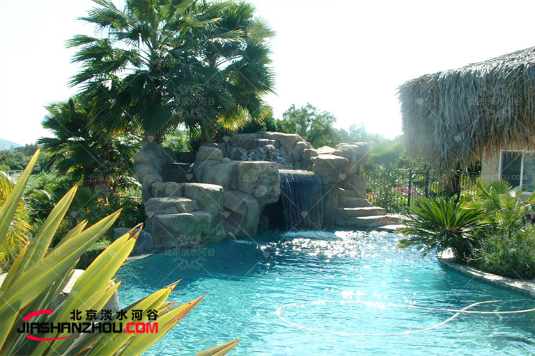 廣州瑰麗酒店塑石假山上的青苔是如何迅速上的