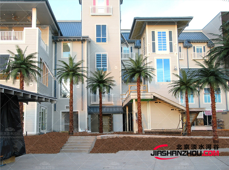 仿真樹給外灘悅榕莊酒店帶來熱帶美感效果清新舒適