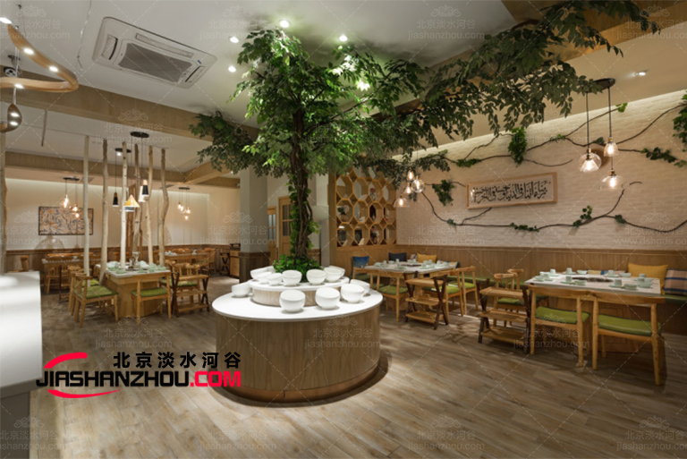 d拜綠色星球仿真樹打造綠色生態園