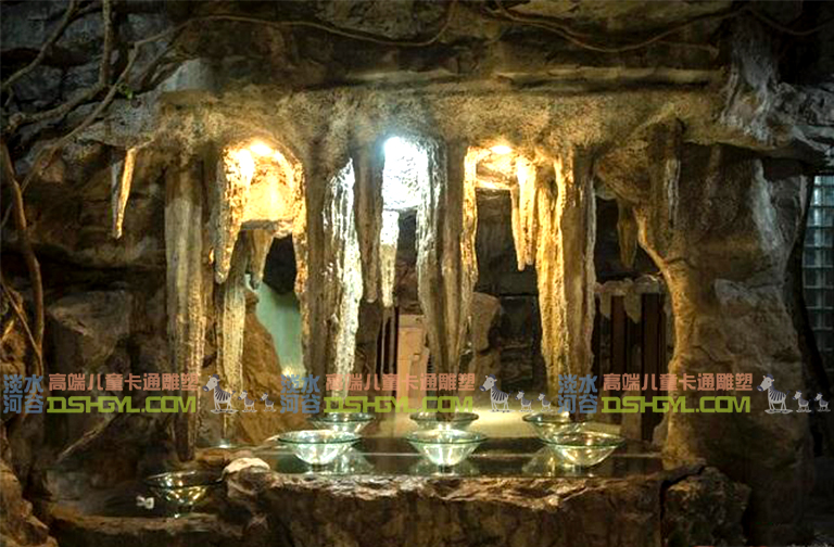 8張仿真假山洞穴洗手間裝飾顯另類f 格