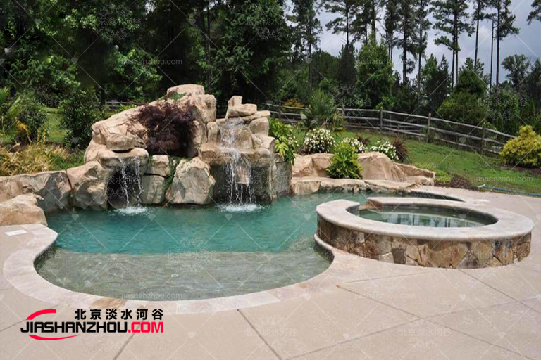 塑石假山水池設置系統全過程速覽