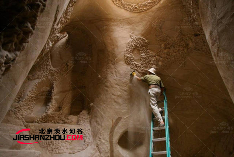 自然主義天然巖洞酒店轟趴館設計是如何巧妙制作出來的