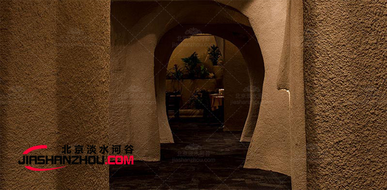 仿真窯洞別墅一個比一個氣派月光也要睡