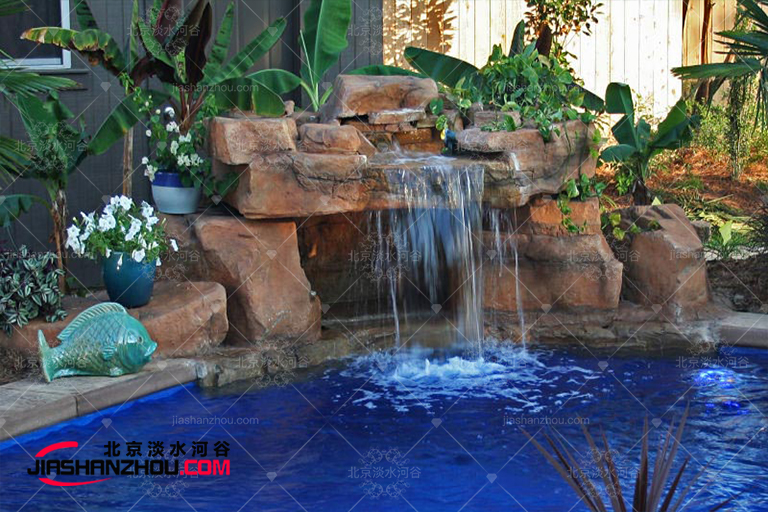 河北廊坊tcp塑石假山室內(nèi)造景效果杠杠好