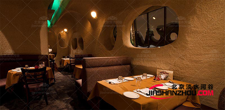 山東臨沂私人會所高品質(zhì)天然巖洞餐廳