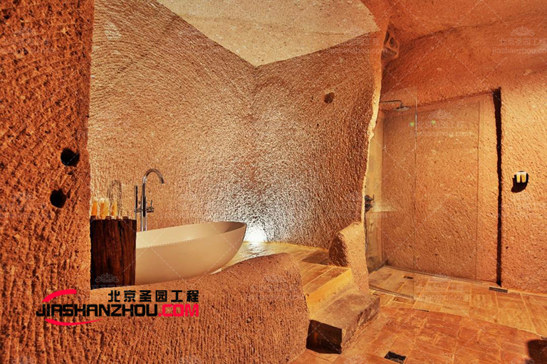 丹陽水泥人造山洞酒店施工制作方案