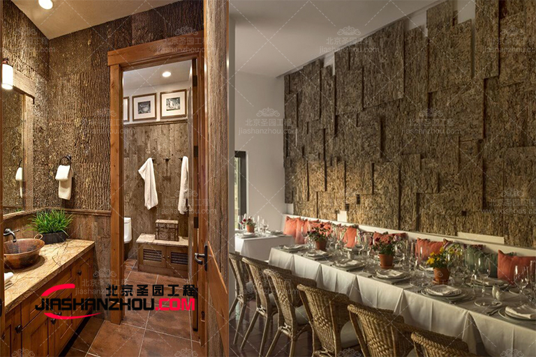 超現代的仿真洞穴木質酒店令人印象深刻