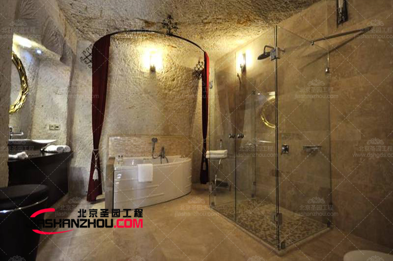 擁有豪華浴室設計的別墅洞穴豪宅衛(wèi)生間才稱得上是土豪必備