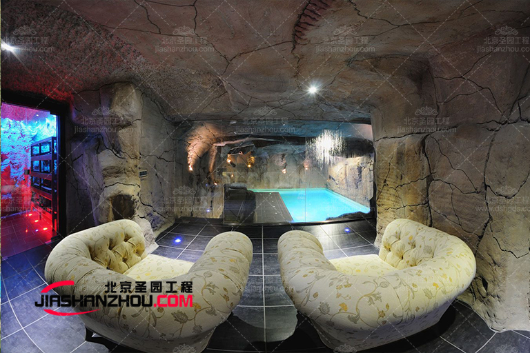仿真山洞別墅裝修設(shè)計(jì)施工_特色人造洞穴房間案例欣賞