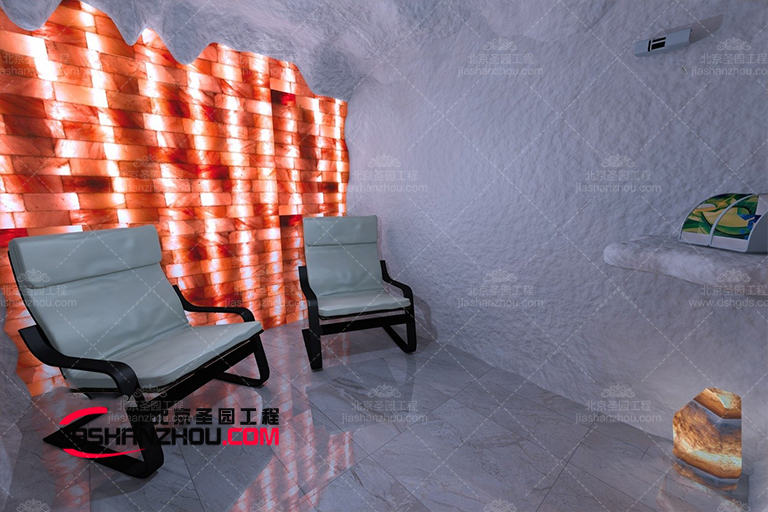 減壓又養(yǎng)生 英國流行的人造鹽洞療養(yǎng)房中國也有了