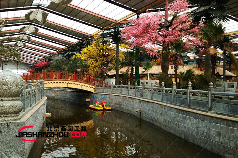 山東金鄉水世界仿真樹景觀制作工程完成驗收