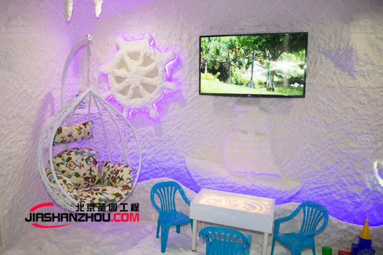 北京廠家的仿真洞穴主題鹽療別墅設計圖庫頁面