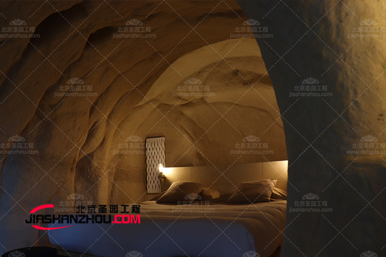 北京廠家分享仿真鹽洞酒店如何實現(xiàn)時尚的室內(nèi)顏色設計