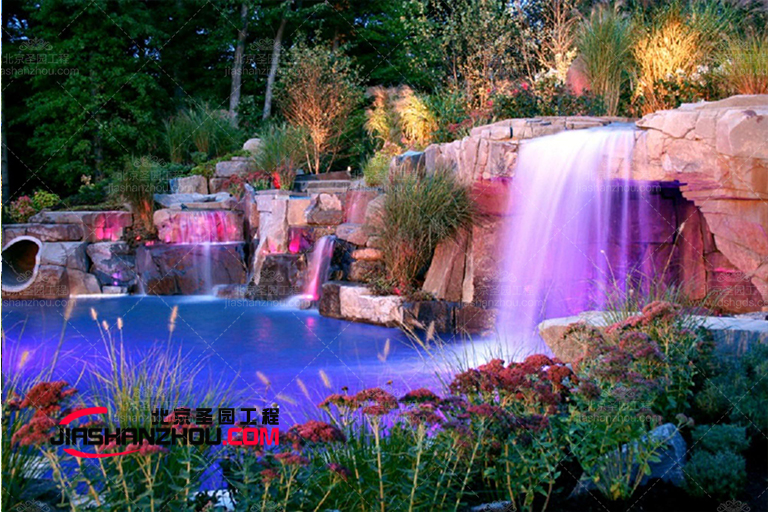 塑石假山水池GRC景觀20年廠家 使用壽命長 耐腐蝕