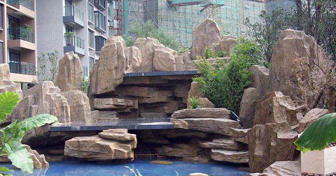 園林景觀中的水泥假山寓意什么您知道嗎？