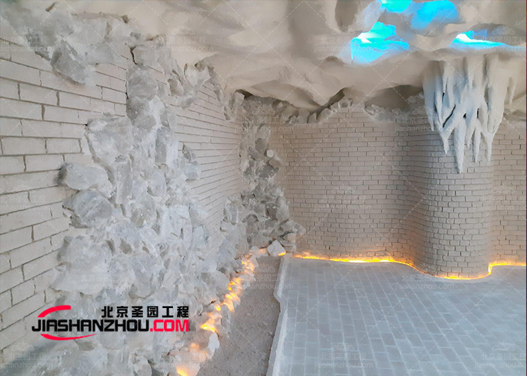 現(xiàn)代鹽洞汗蒸鹽療房間裝修效果圖 顏值抗打