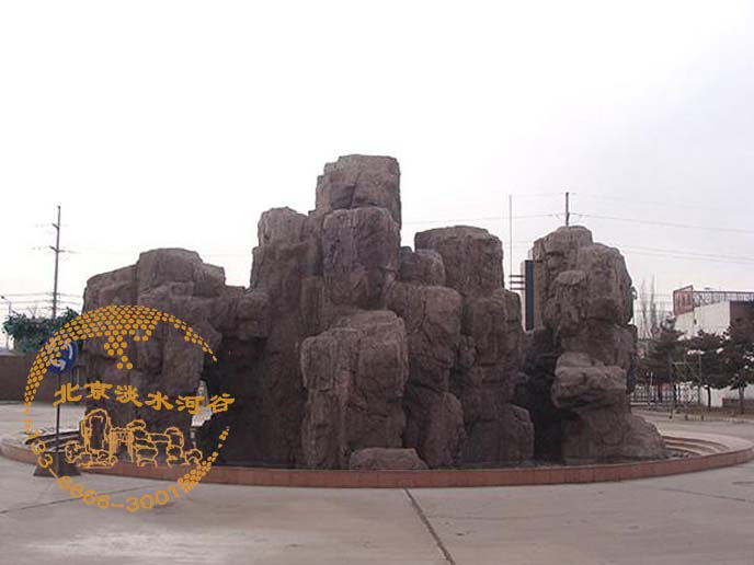 水泥假山.jpg 水泥假山