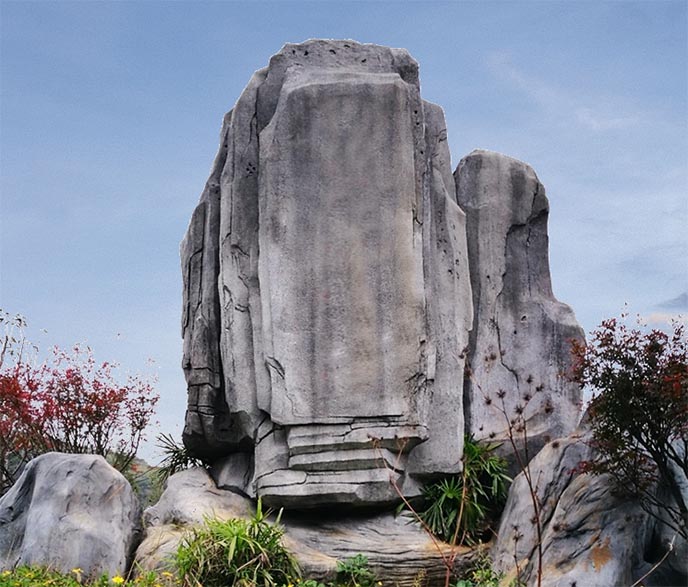 塑石假山施工圖.jpg 塑石假山施工圖