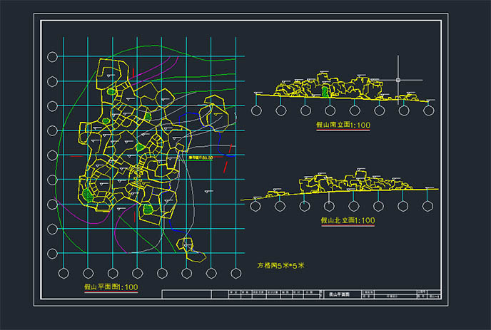 水泥假山施工圖.jpg 水泥假山施工圖