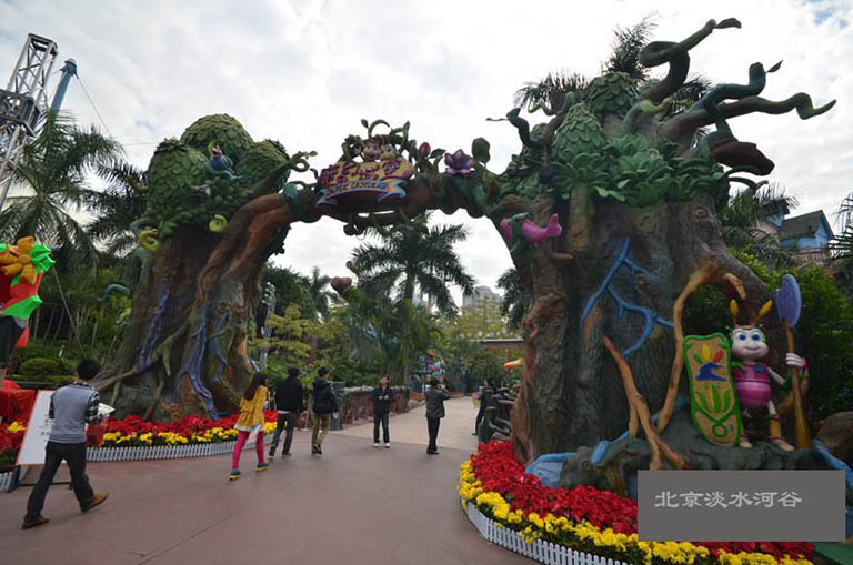 仿真樹生態景觀大門