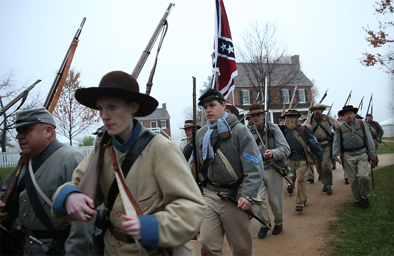 Appomattox紀念內戰中李軍投降150周年