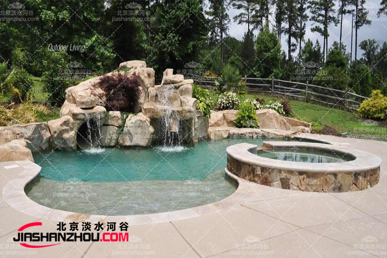 農家院假山制作圖片大全