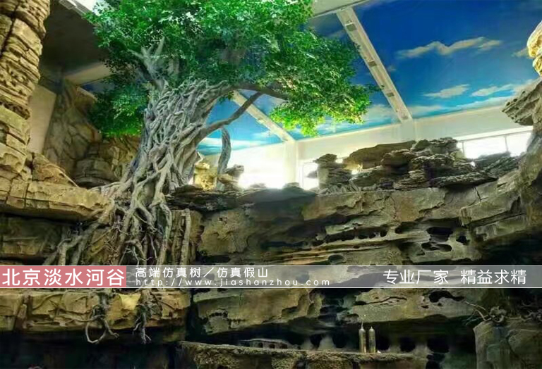 室內假樹造型裝飾