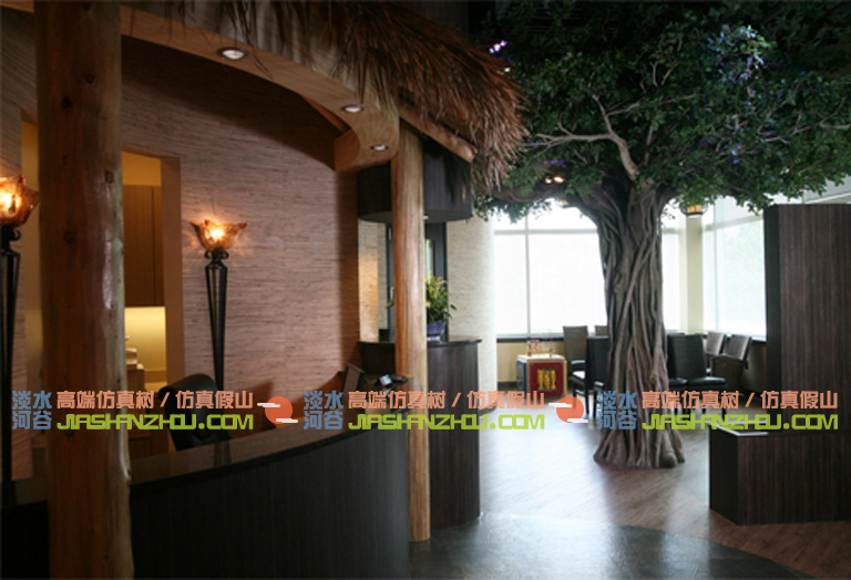 室內假樹造型裝飾