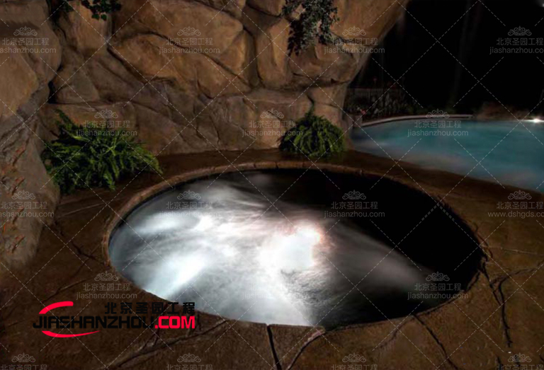 塑石假山水池.jpg 塑石假山水池