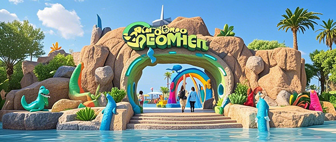 生態(tài)園大門