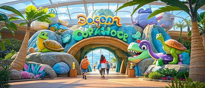 生態(tài)園大門