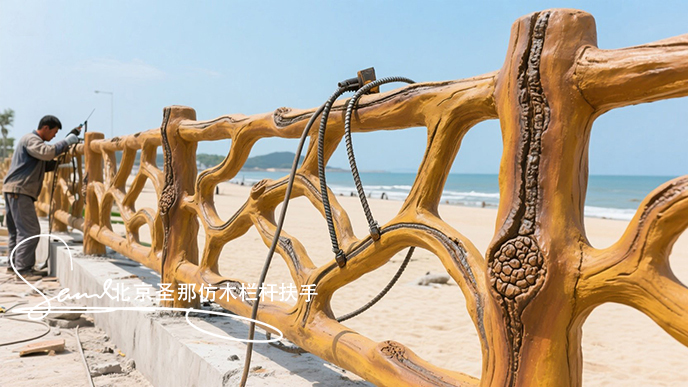 1750841221472888.jpeg jimeng-2025-06-25-1665-正在施工制作的安全圍欄設(shè)計制作過程,美工正在施工制作,先用鋼筋焊接出骨架,然后用....jpeg