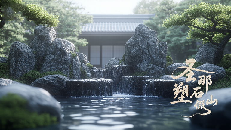 水泥假山