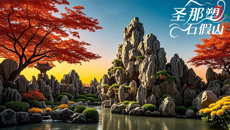 水泥假山