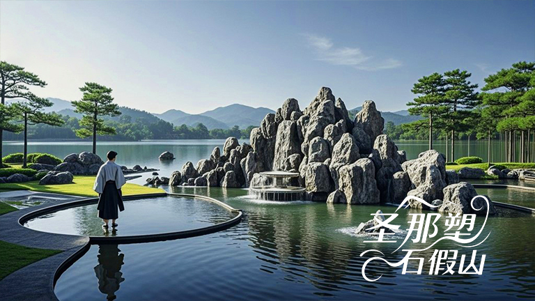 水泥假山