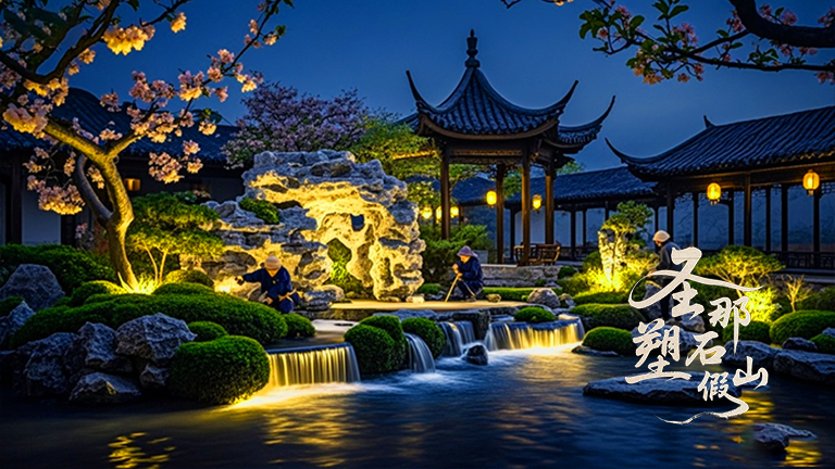 仿真假山