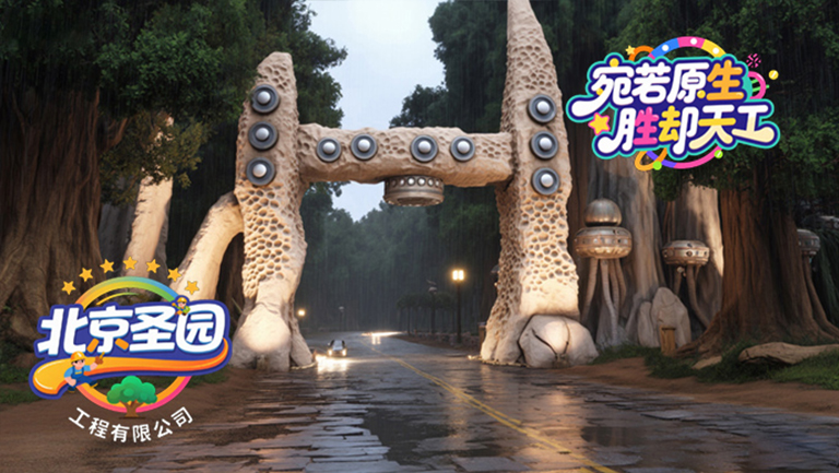 塑石假山